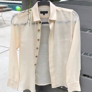 Rag & bone blouse xs beige